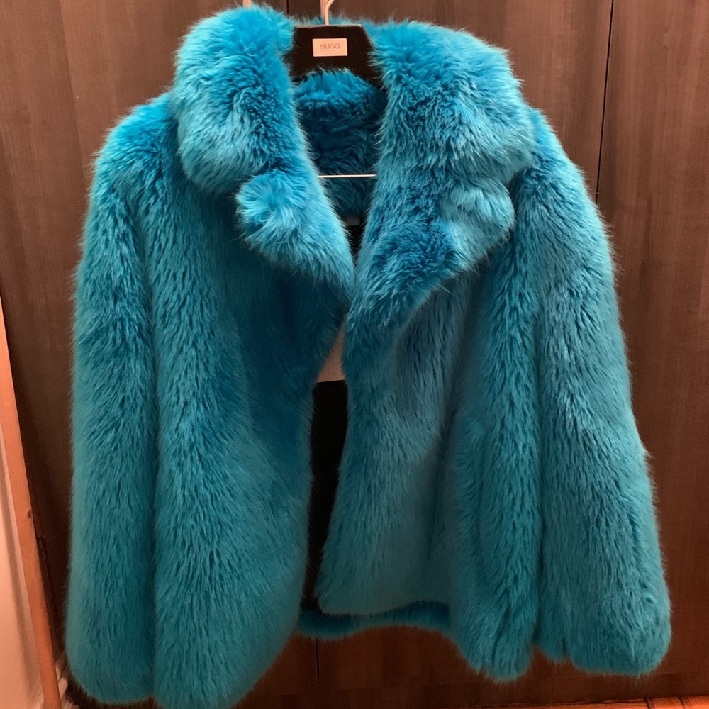 Diane von Furstenburg FAUX Fur Jacket